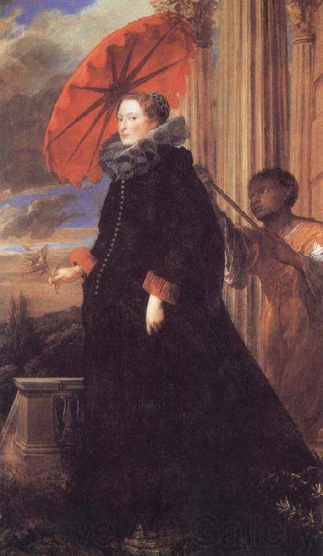 Anthony Van Dyck Marchesa Elena Grimaldi,Wife of Marchese Nicola Cattaneo Germany oil painting art